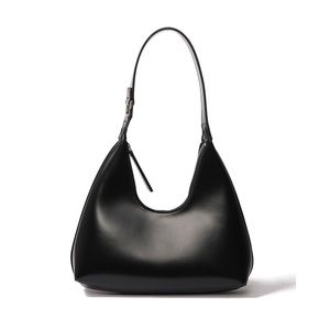 BRAND NEW! Bob Ore Blue Collection Smooth Black Leather Handbag Purse Bag Alexia